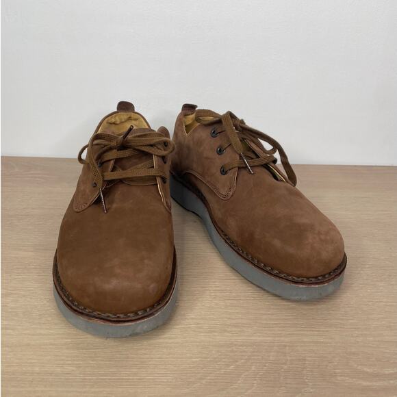 Samuel Hubbard Men's Hubbard Free Oxford Nubuck Brown 7.5 - Picture 2 of 9